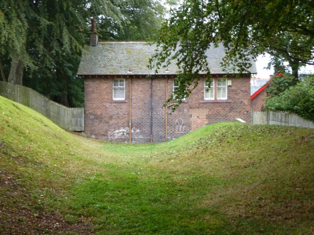 A Victorian building in the ditch of the Antonine Wall at Watling Lodge